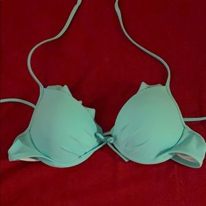 Victoria’s Secret teal padded bikini top